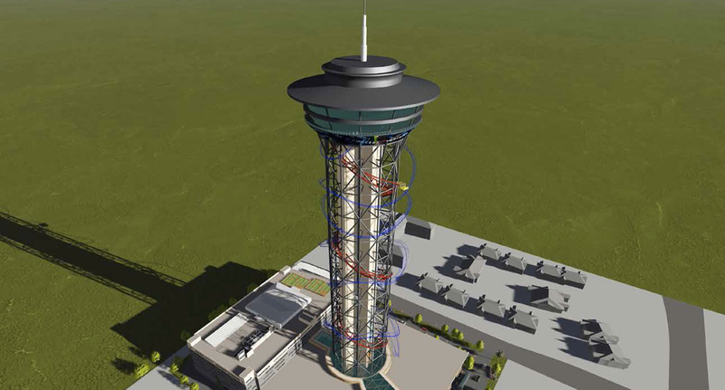 Illustration for article titled The World's Tallest Roller Coaster Will Tower 55 Stories Above the Earth